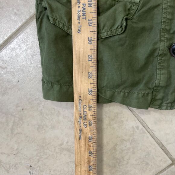 Gap Utility Field Cargo linen blend Jacket Size XS Military Safari Pockets GUC - Picture 7 of 10